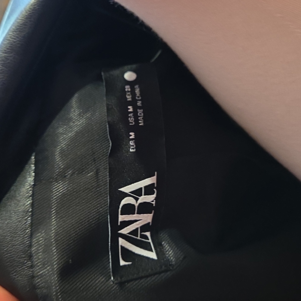 Zara Faux Leather Jacket - Picture 8 of 10
